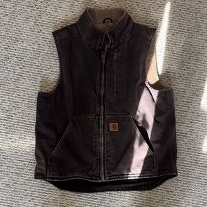 Carhartt Vintage Dark Brown Work Vest